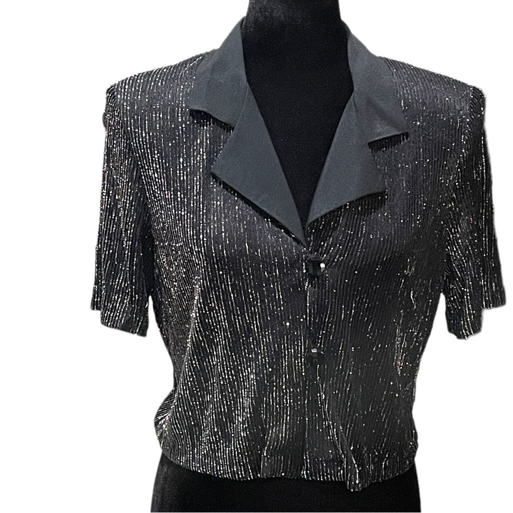 Vintage 80s Crop Blouse